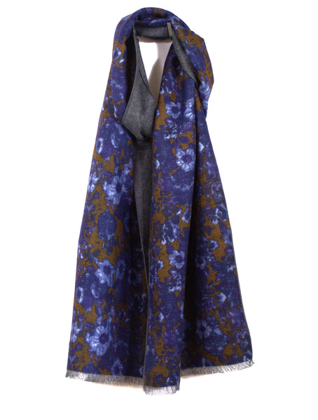 Beautiful Reversible Floral Bamboo Scarf