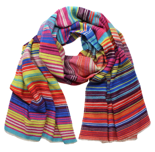 Colorful Wool Oversized Scarf