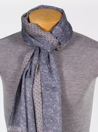 Paisley to Dot Tubular Scarf