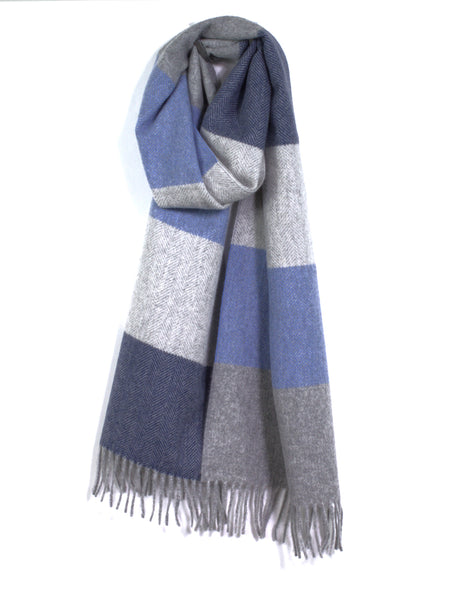 Color Block Cashmere Scarf