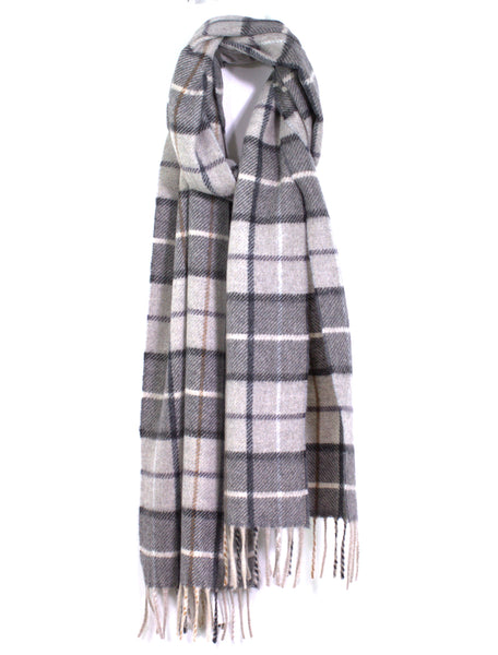 Plaid Cashmere Scarf
