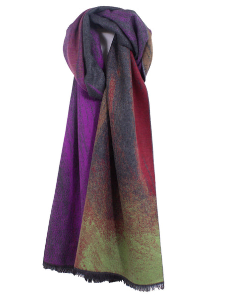 Beautiful Colorful Brushed Silk Scarf