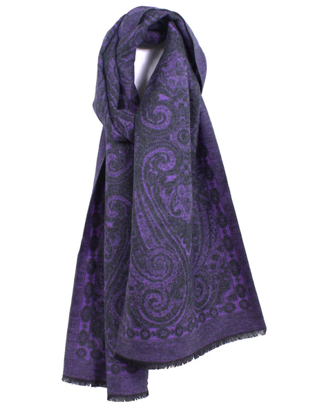 Tapestry Brushed Silk Scarf