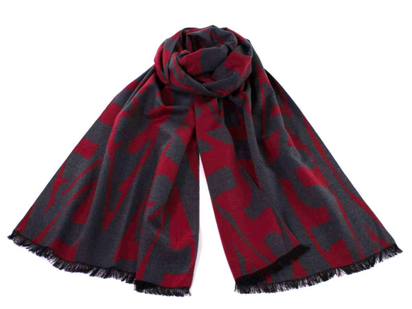 Deco Brushed Silk Stole