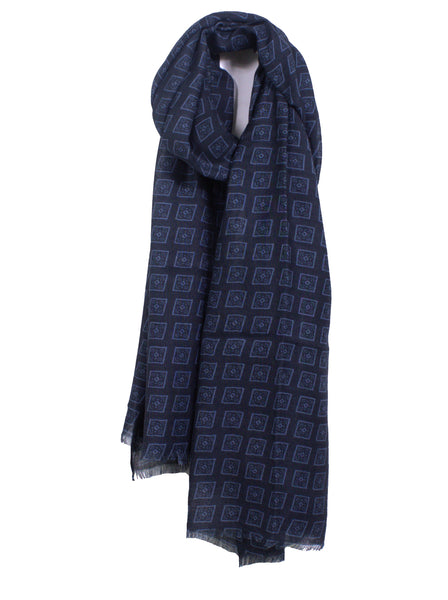 Fabulous Printed Wool Challis Scarf